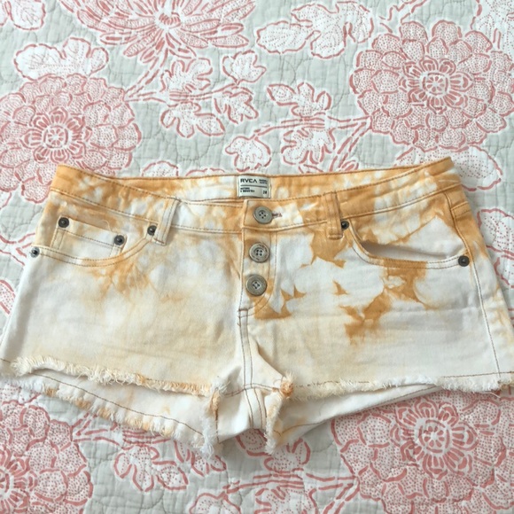 RVCA tie dye jean shorts - Picture 3 of 5